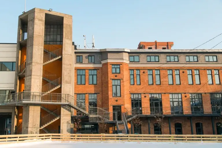red brick building