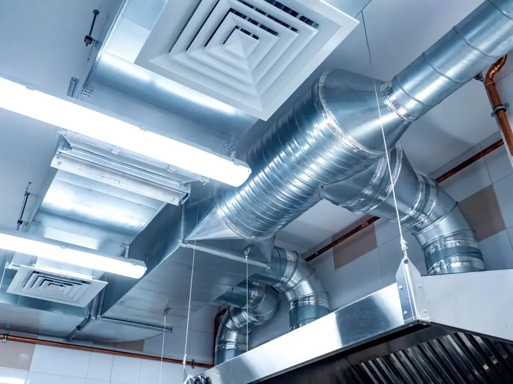 Galvanized pipes with hoods